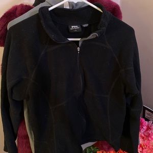 fleec jacket in black